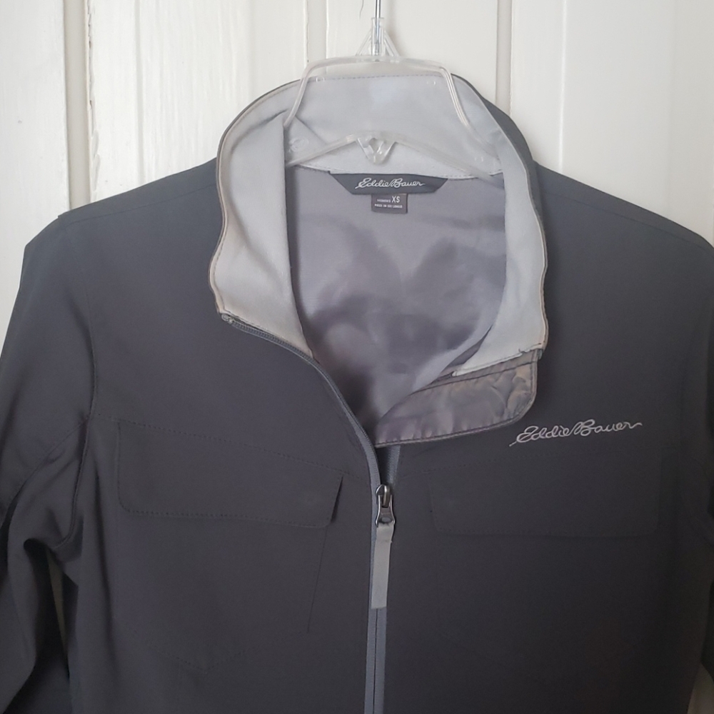 Gray Eddie Bauer Softshell Jacket - image 2